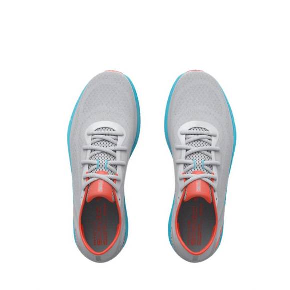 NEW UNDER ARMOUR women's hov sonic 5 running shoes - medium width in grey,blue - Picture 3 of 4